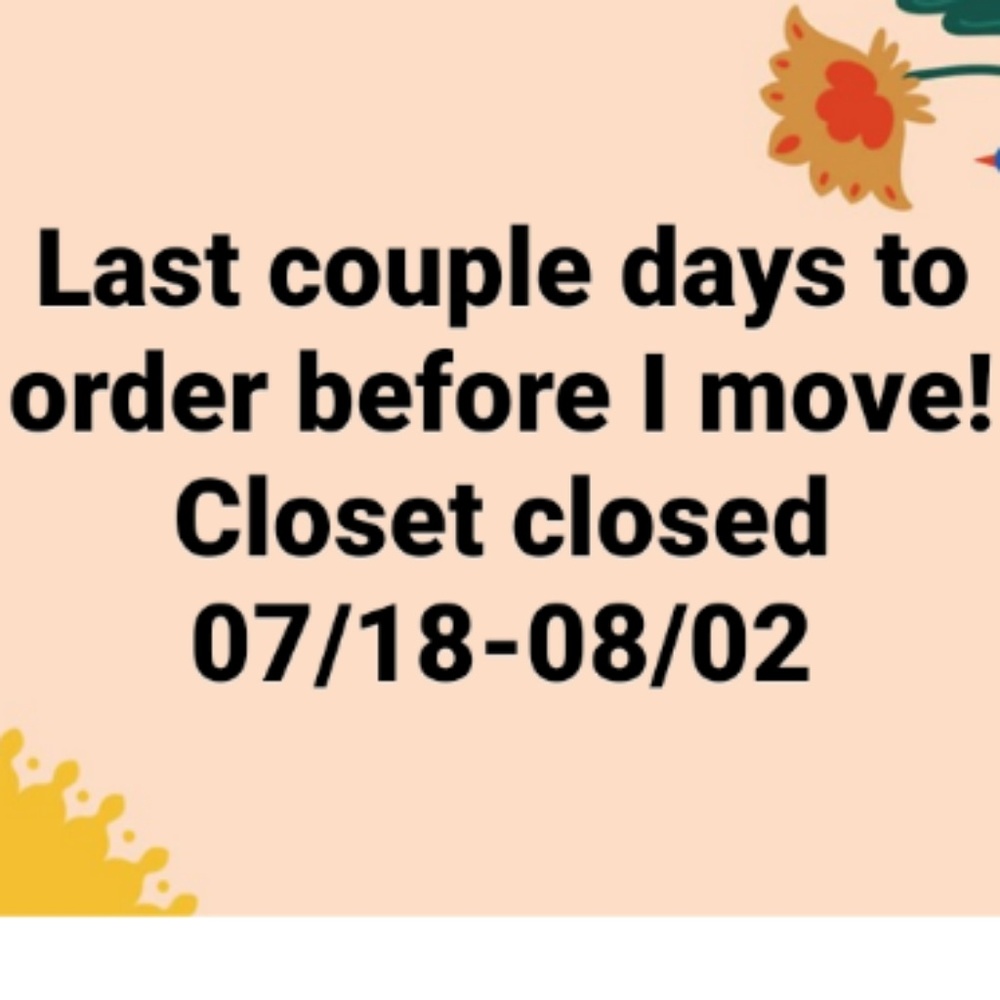 Last days to purchase